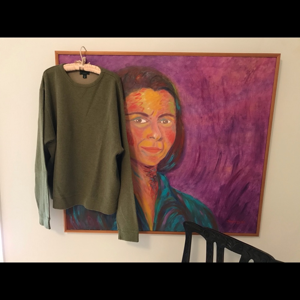 FILSON crewneck sweater, 80% cotton, 20% wool